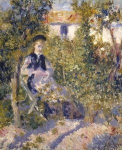 Nini in de tuin (Nini Lopez) door Pierre Auguste Renoir